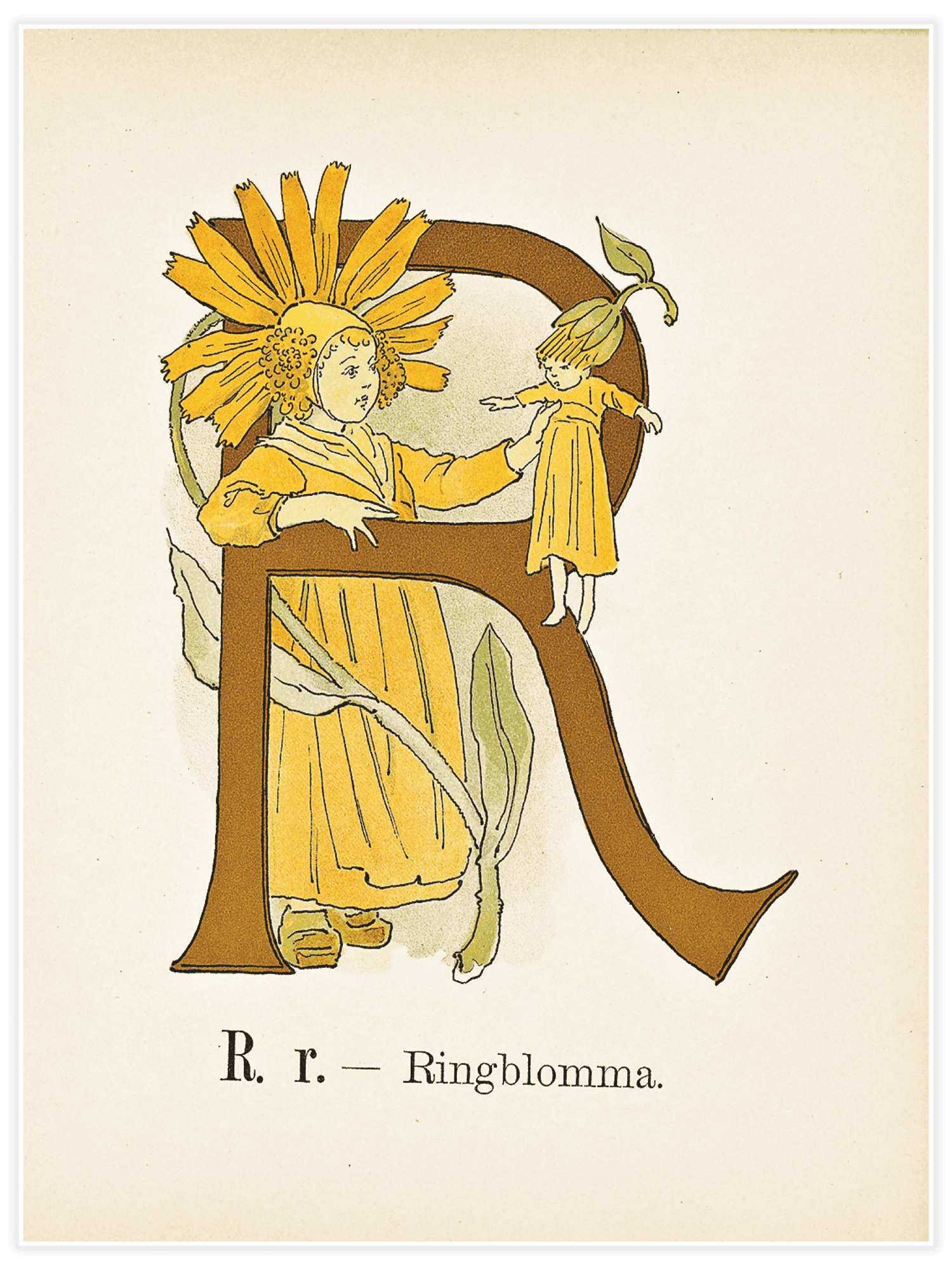 Bild på Prinsarnes blomsteralfabet - R