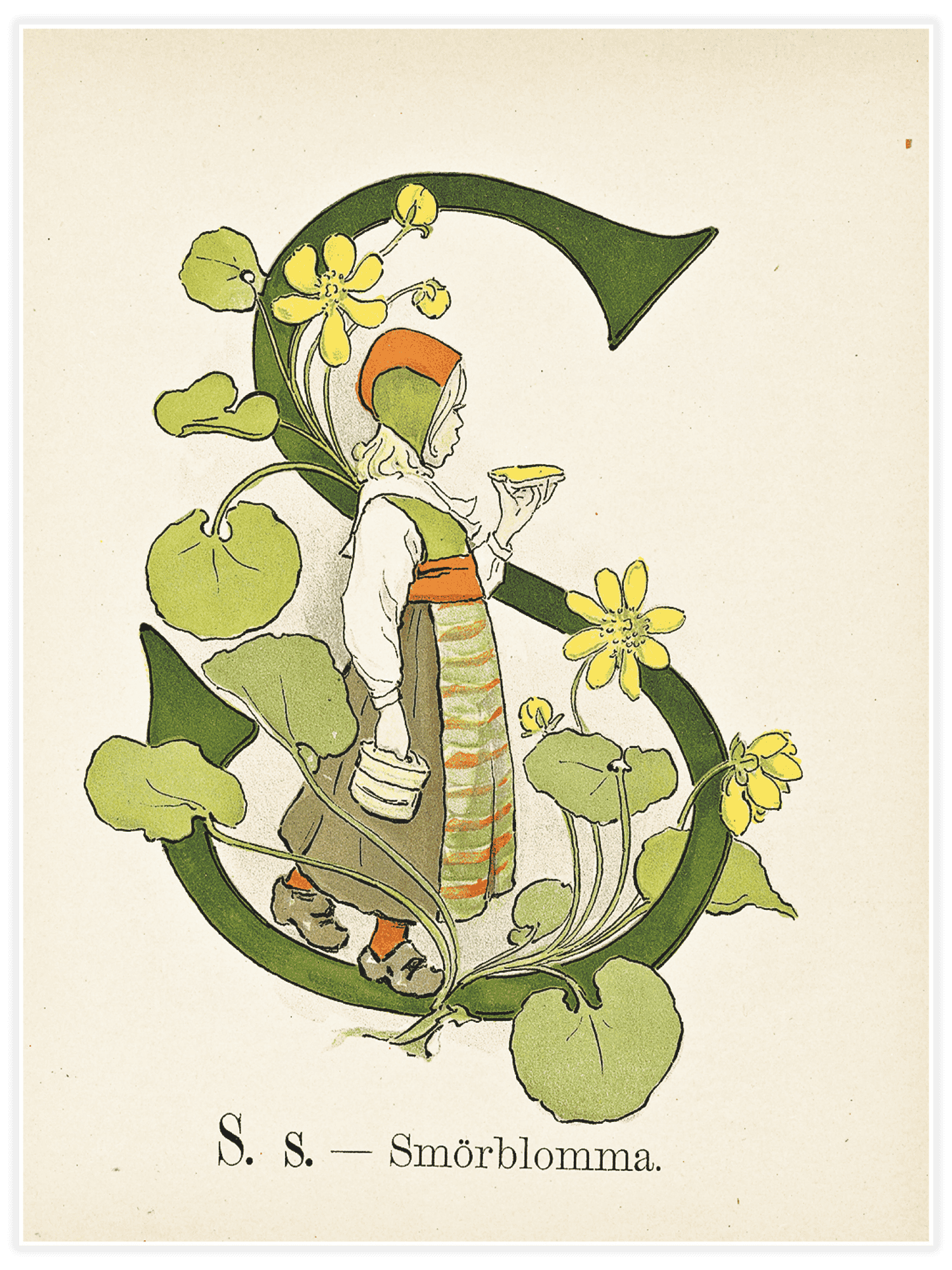 Bild på Prinsarnes blomsteralfabet - S