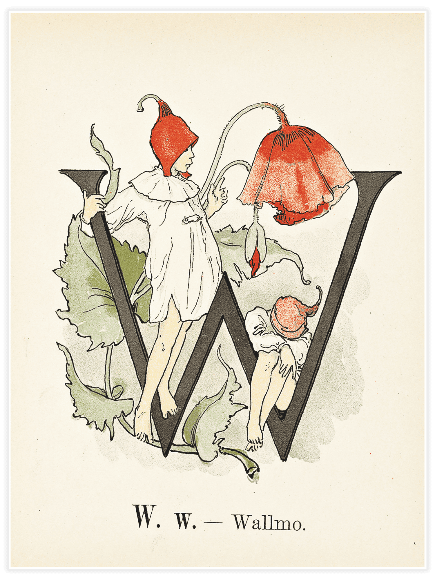 Bild på Prinsarnes blomsteralfabet - W