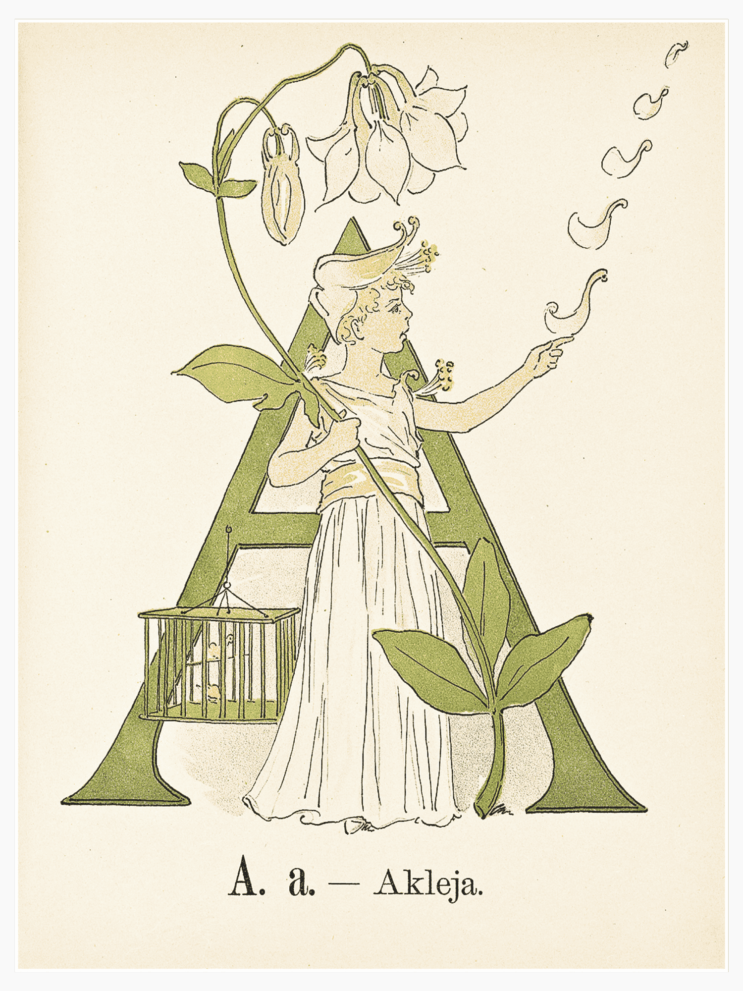 Bild på Prinsarnes blomsteralfabet - A