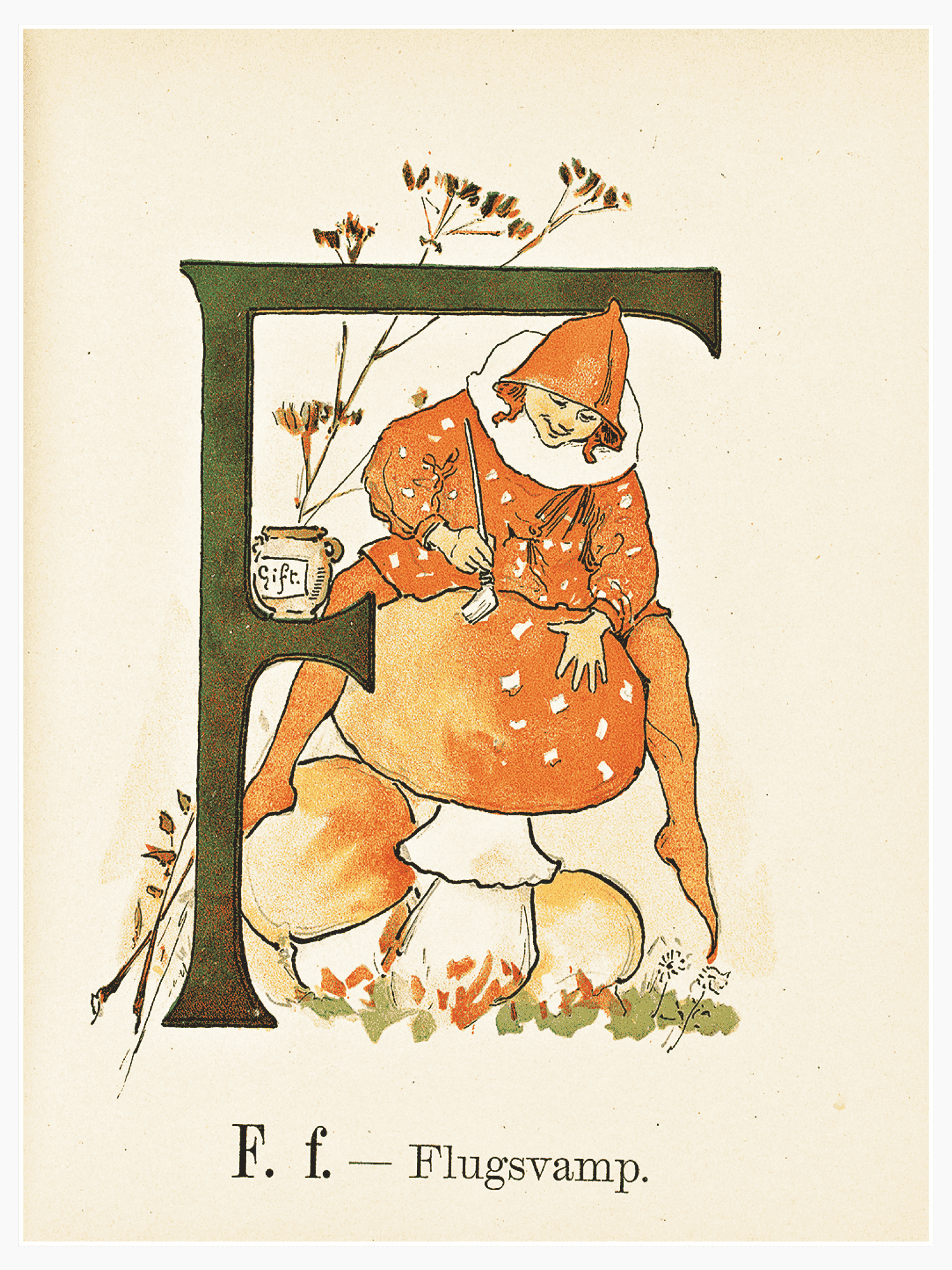 Bild på Prinsarnes blomsteralfabet - F