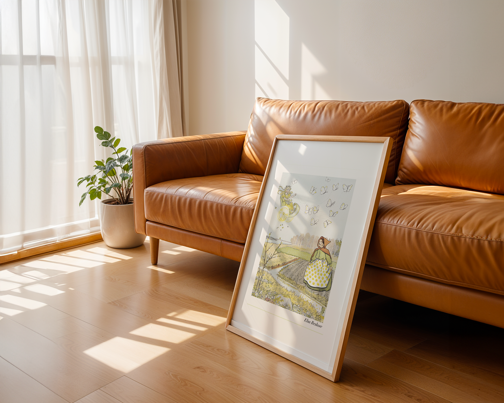 Bild på Olles Skidfärd - Prinsessan Vår i sin vagn