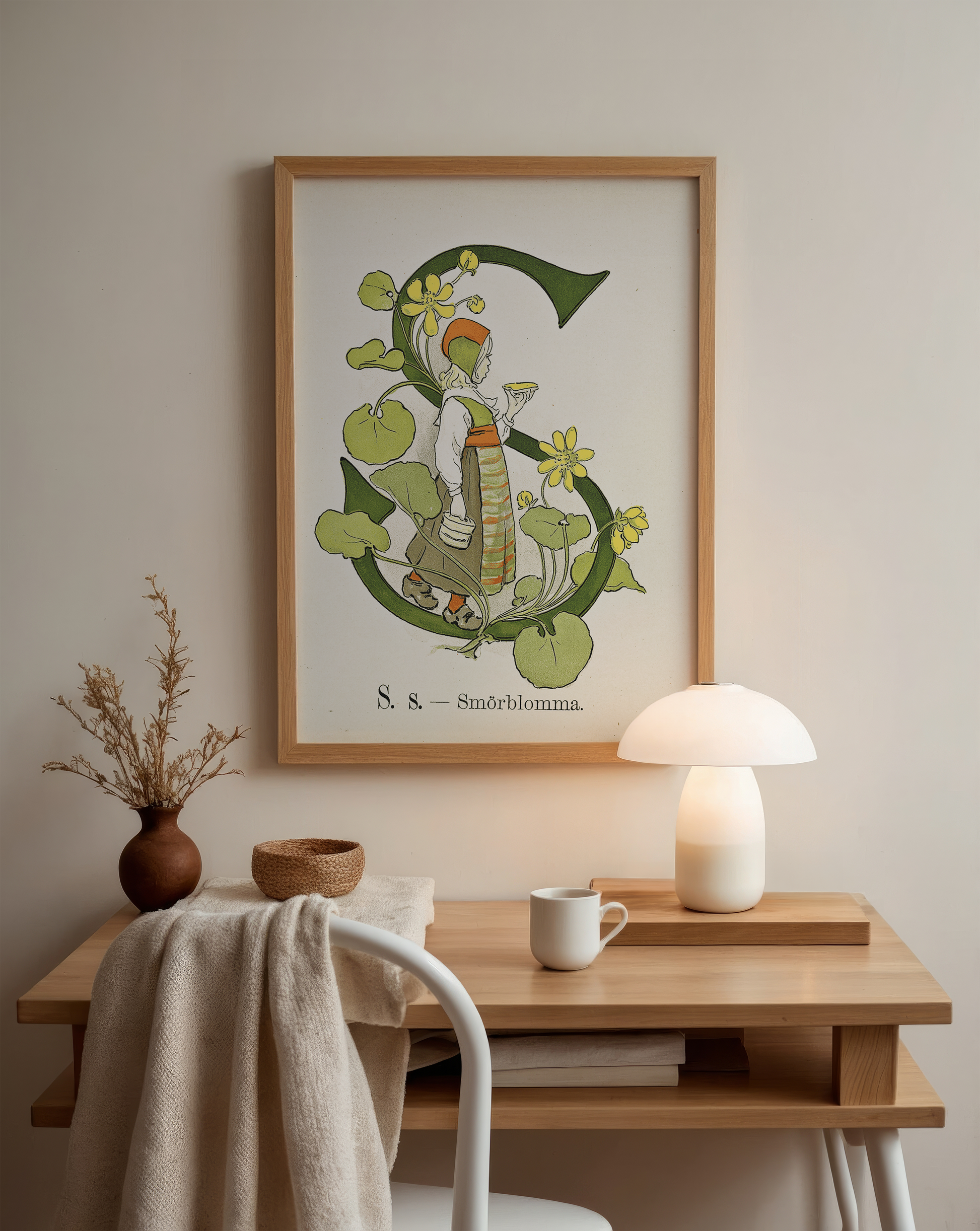 Bild på Prinsarnes blomsteralfabet - S