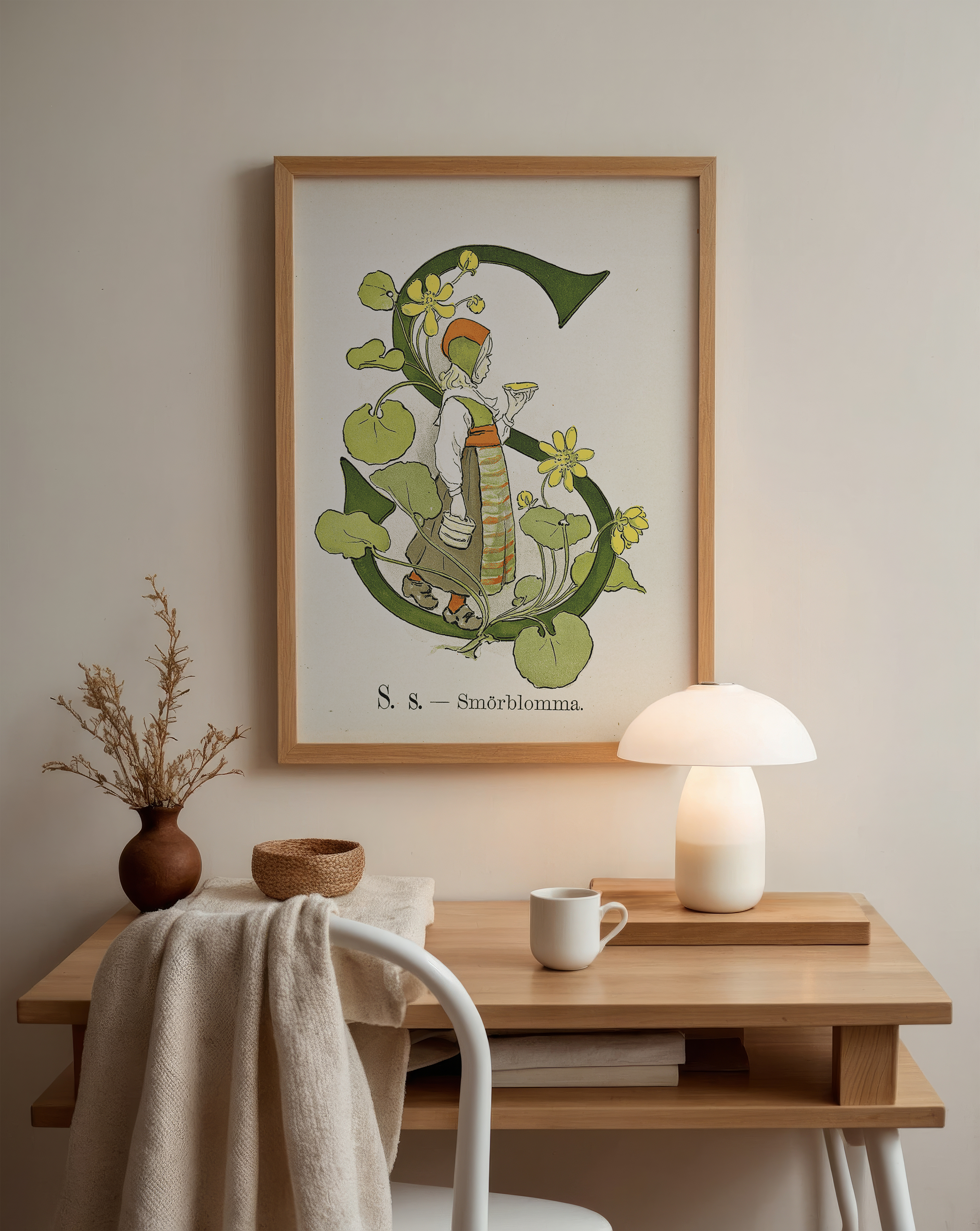 Bild på Prinsarnes blomsteralfabet - S