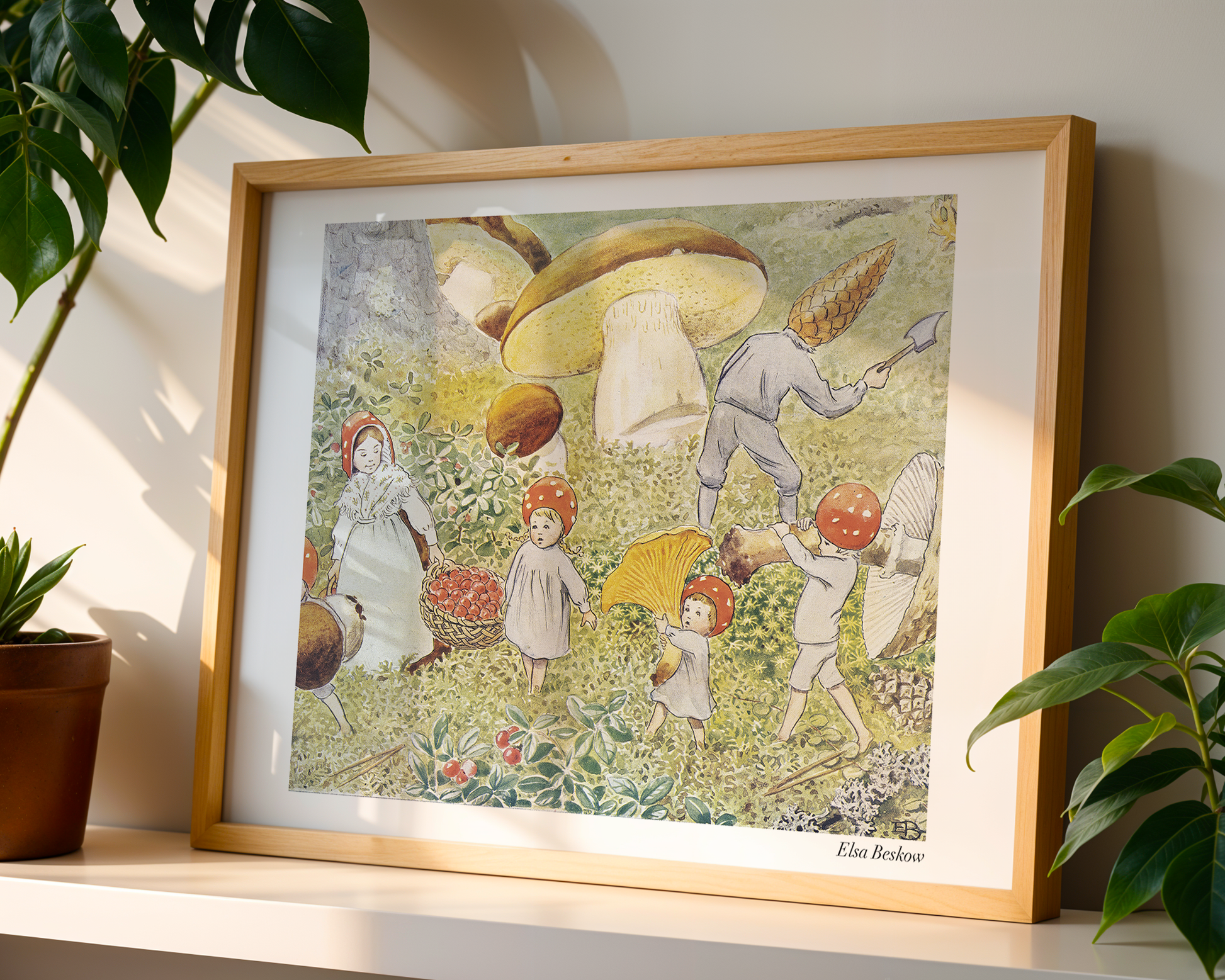 Bild på Tomtebobarnen - Samlar bär och svamp i den stora skogen