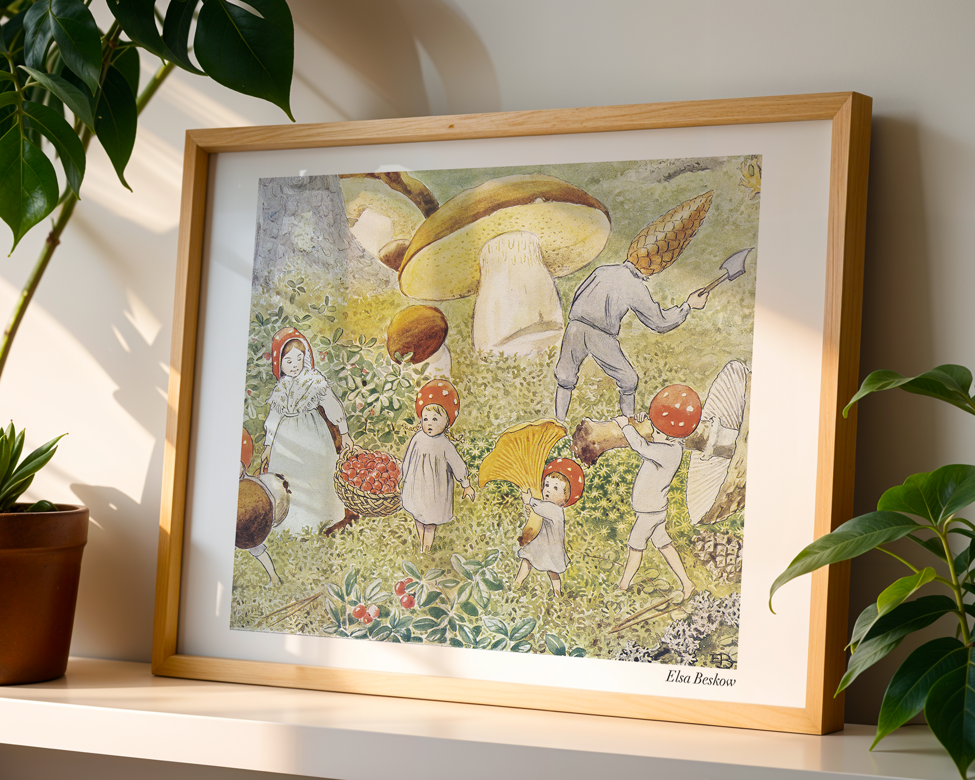 Bild på Tomtebobarnen - Samlar bär och svamp i den stora skogen