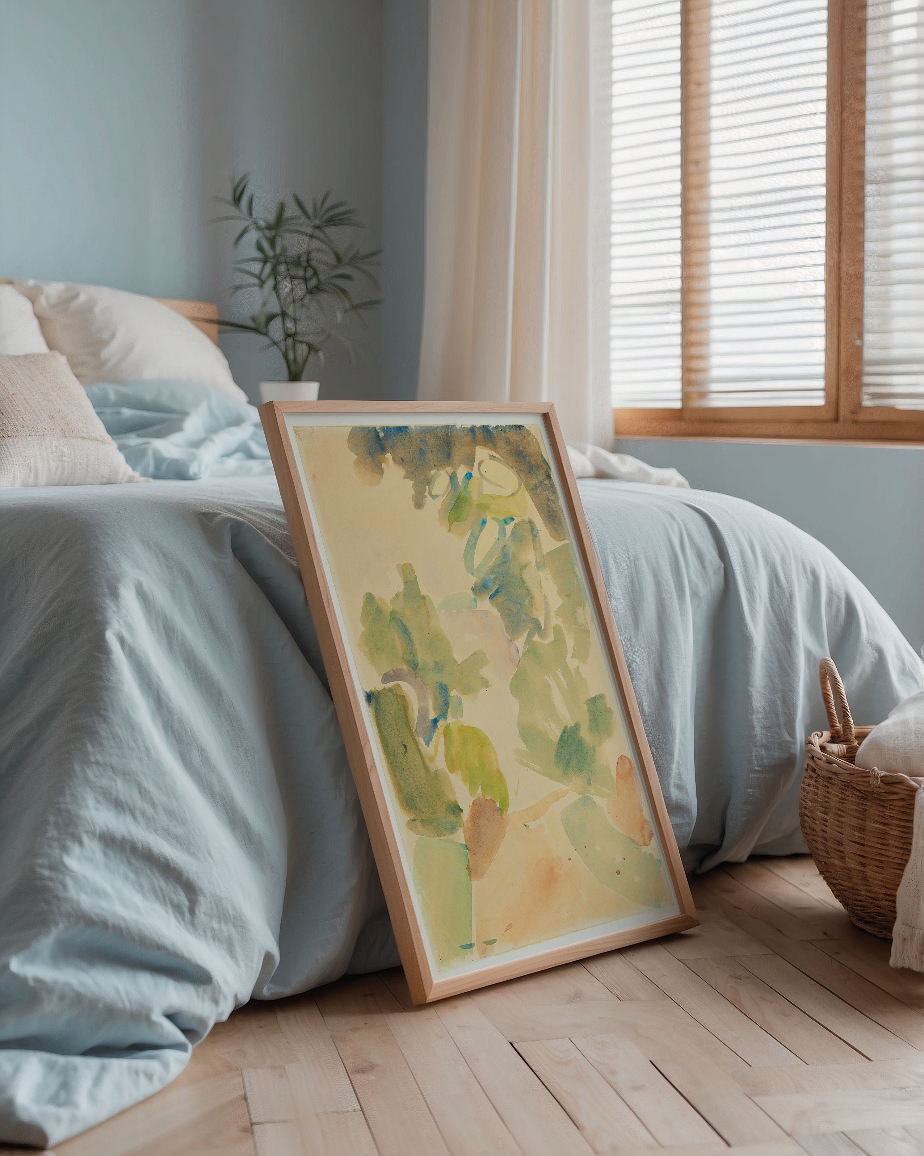 Bild på Skovvej. Farvestudie