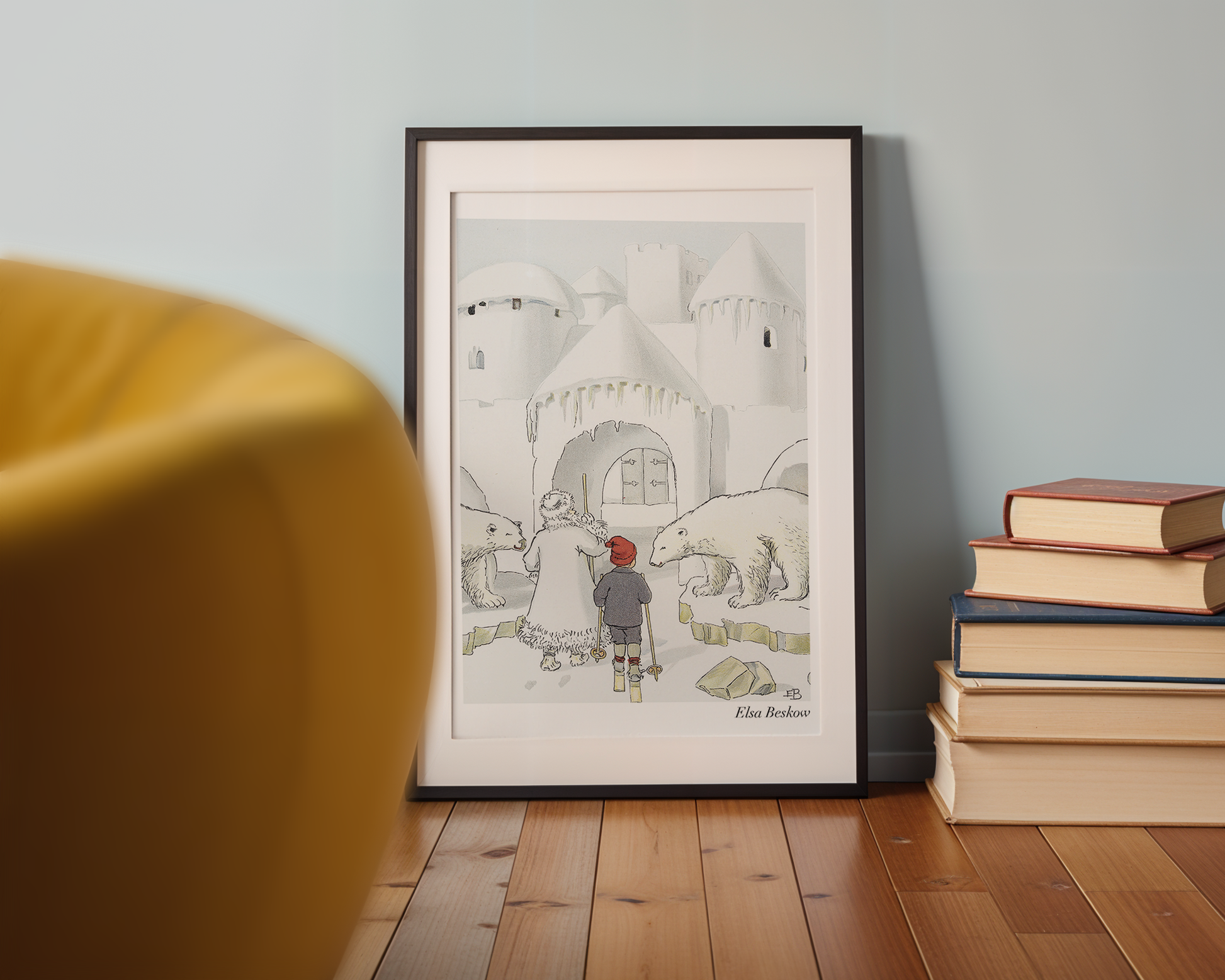 Bild på Olles Skidfärd - Snöborg med isbjörnar