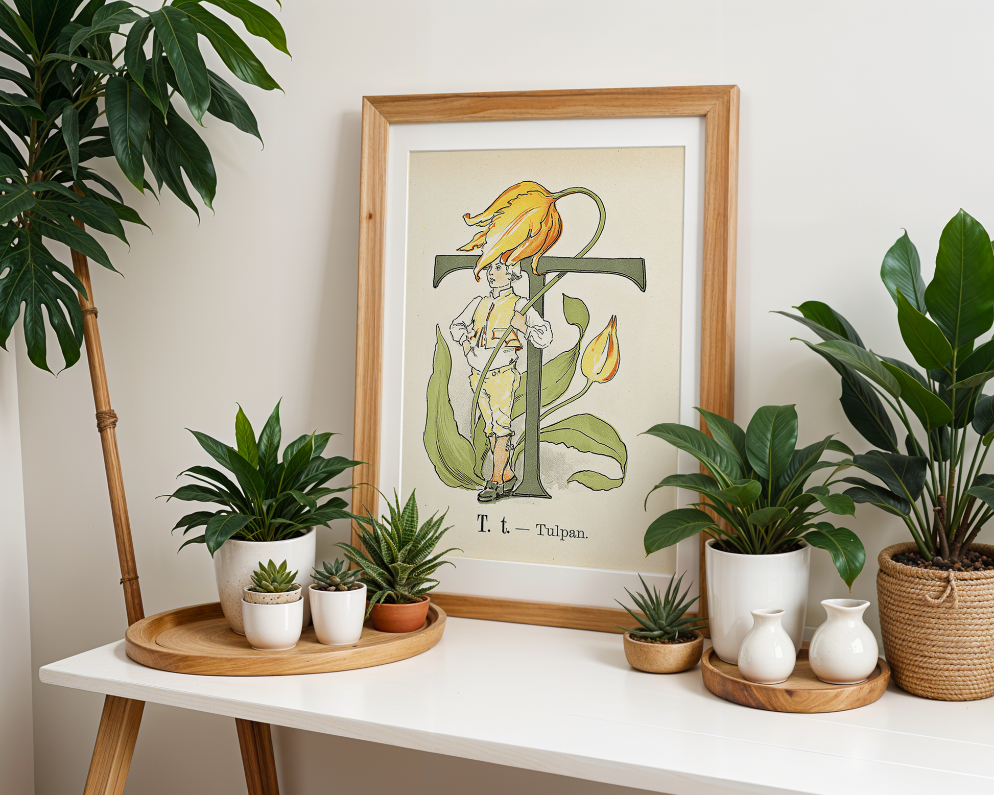 Bild på Prinsarnes blomsteralfabet - T