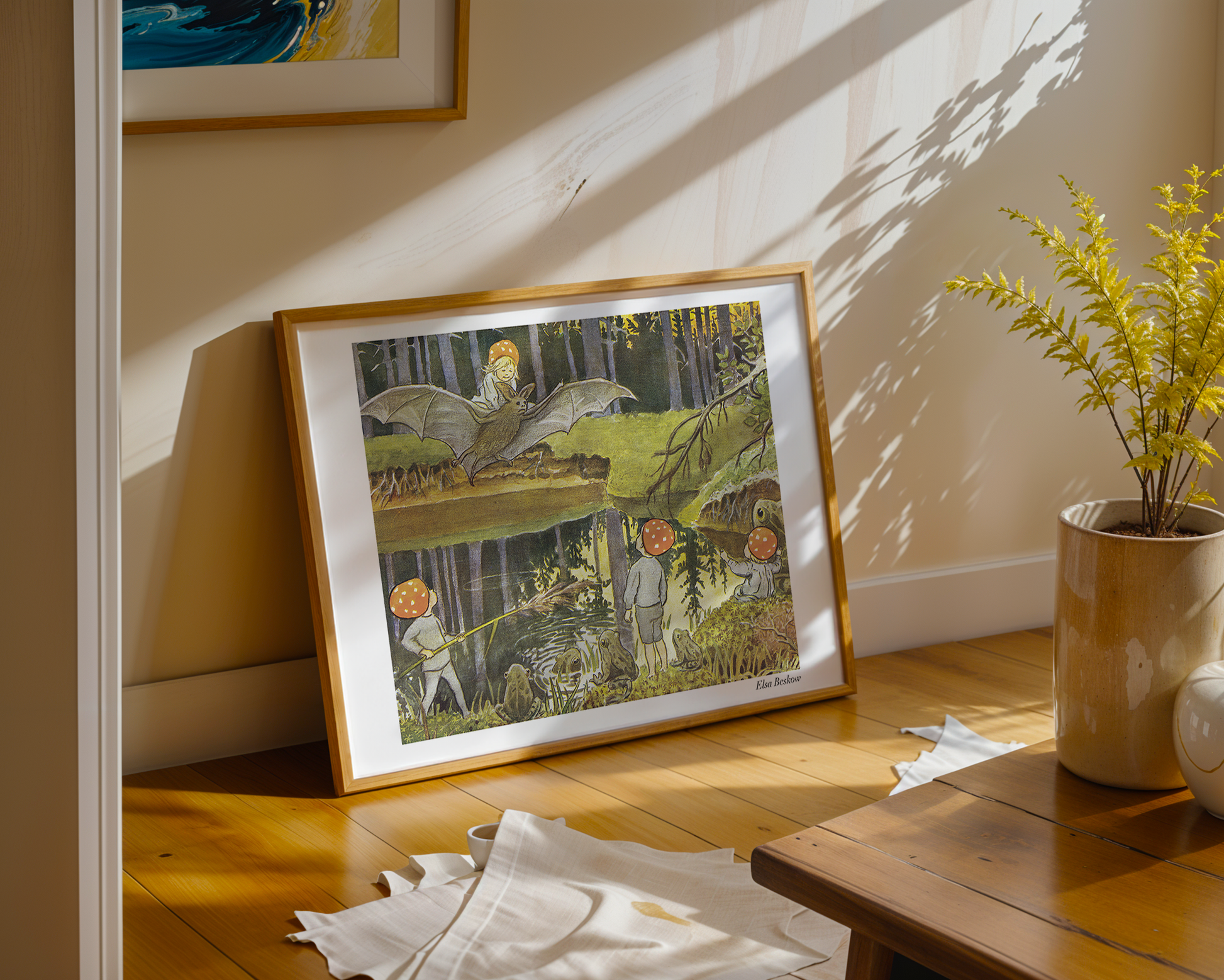 Bild på Tomtebobarnen - Vid tjärnen bor en fladdermus