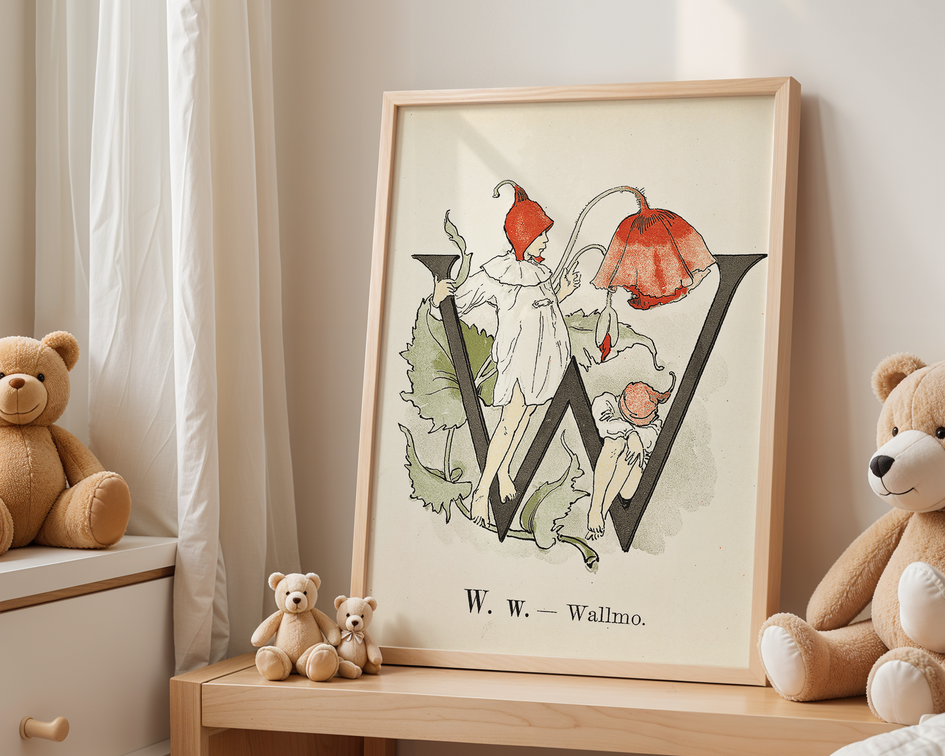 Bild på Prinsarnes blomsteralfabet - W