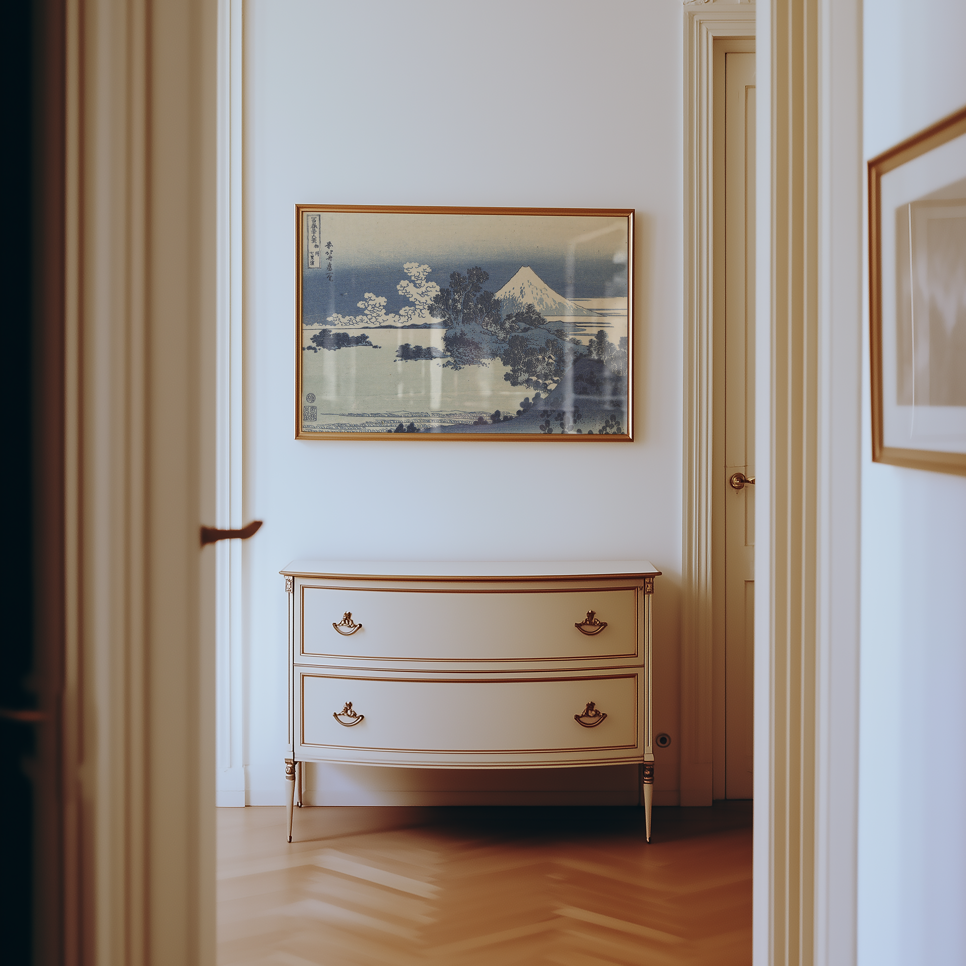 Bild på The Beach of Shichiri-ga-hama in the Province of Sagami