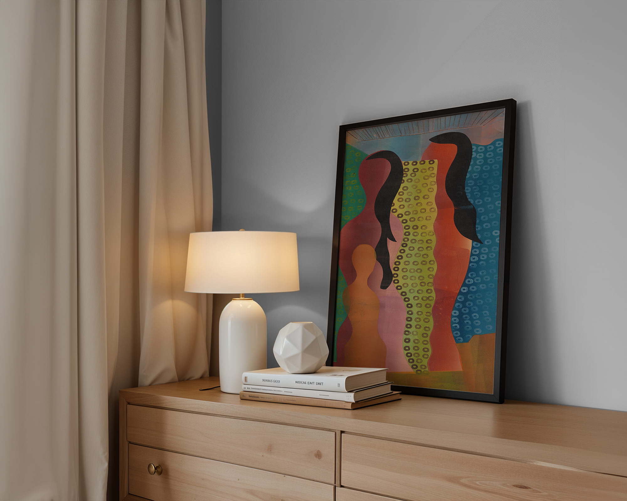 Bild på Compositie met figuren