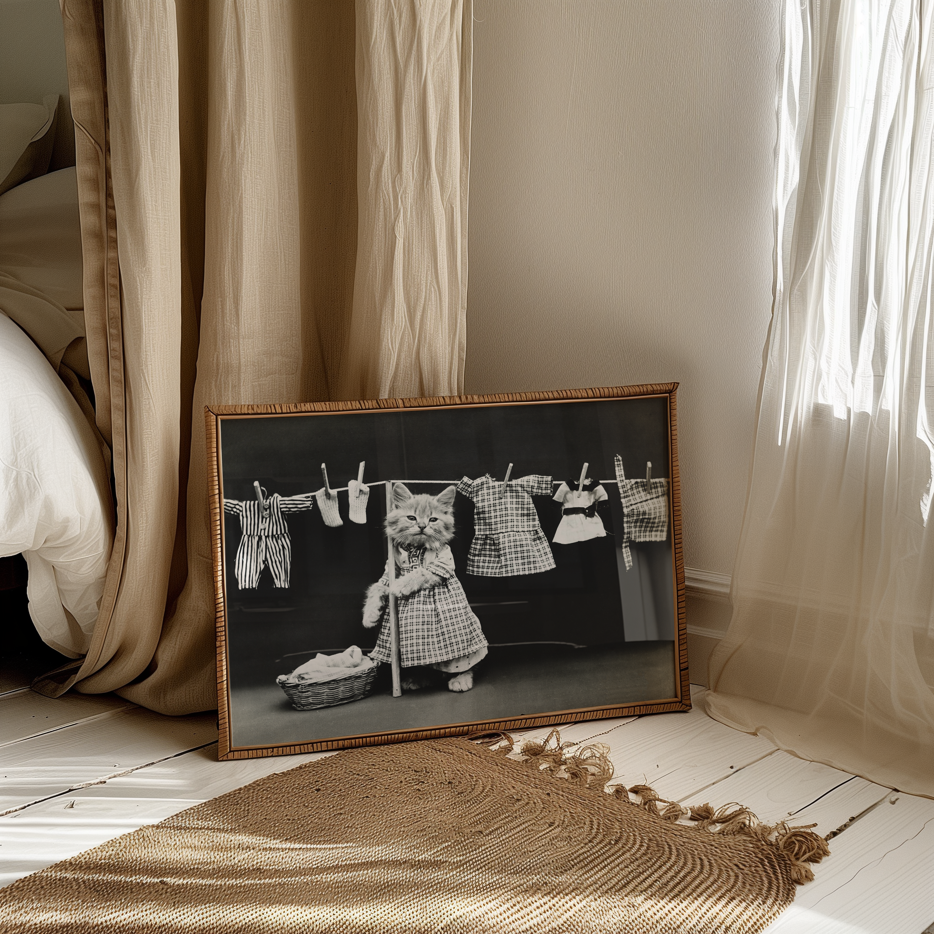 Bild på Hanging up the wash