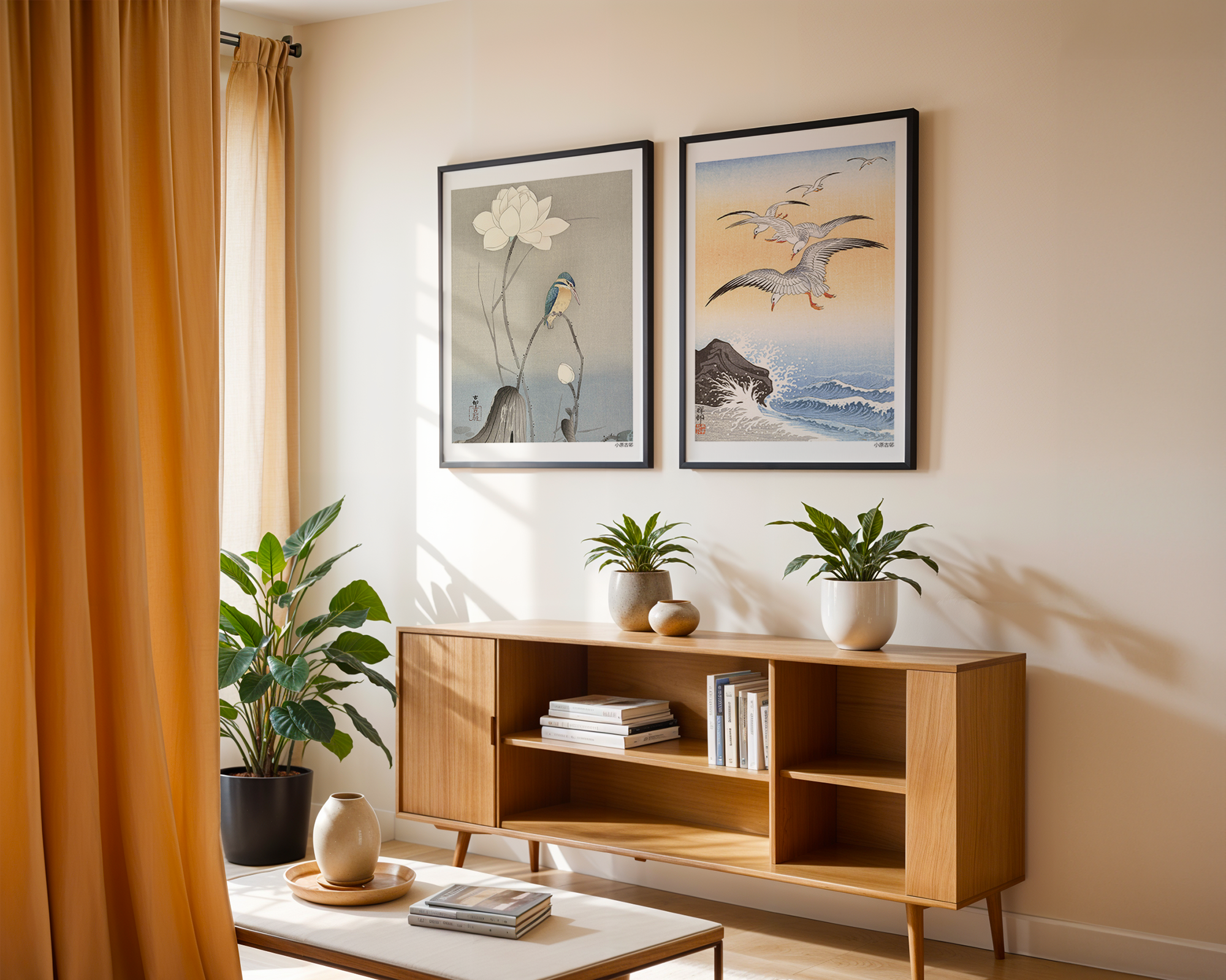 Bild på Kingfisher with Lotus Flower