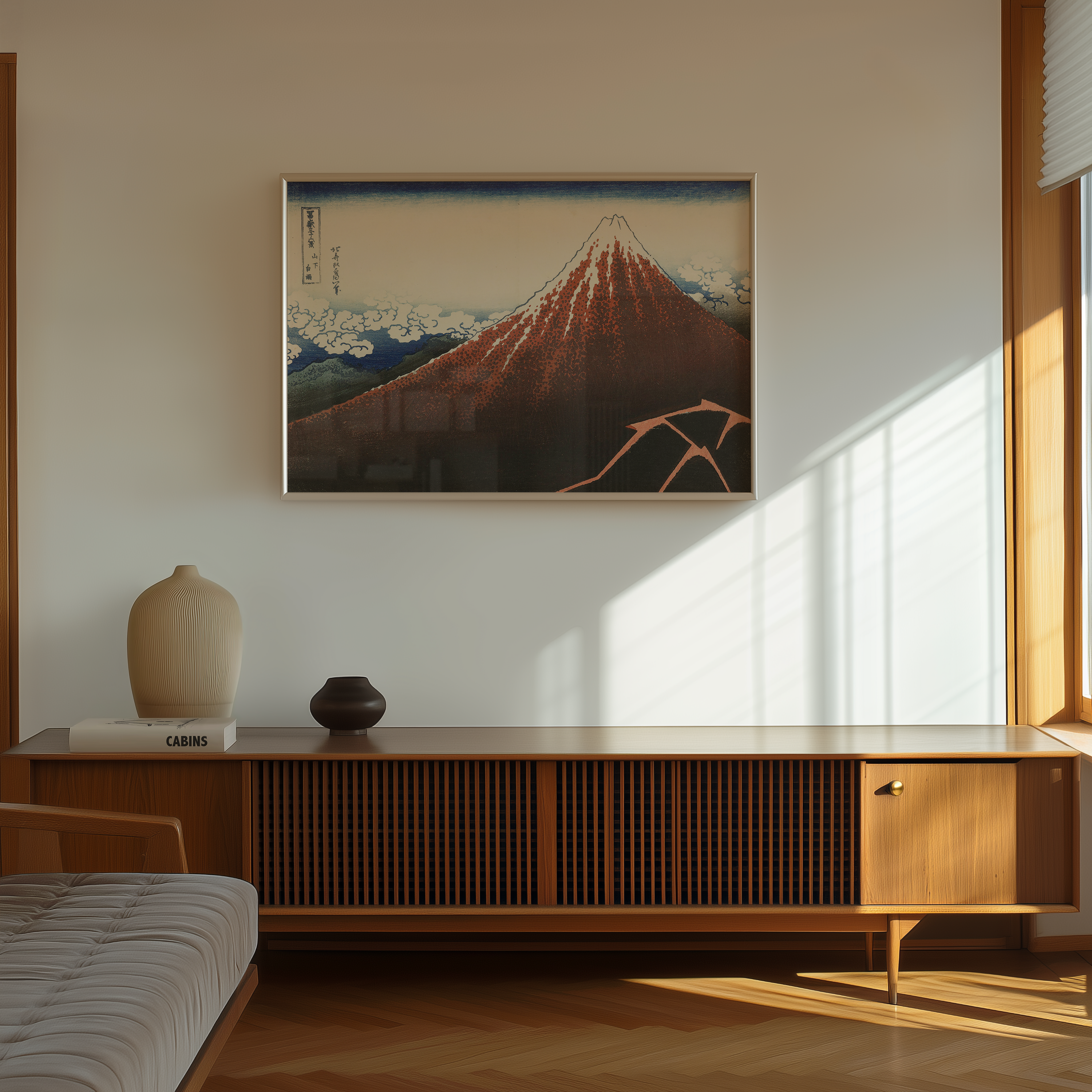 Bild på Rainstorm at the Foot of the Mountain