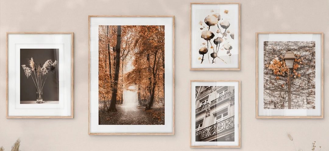 How to. Ideas for an Autumn-Themed Gallery Wall