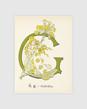 Prinsarnes blomsteralfabet - G