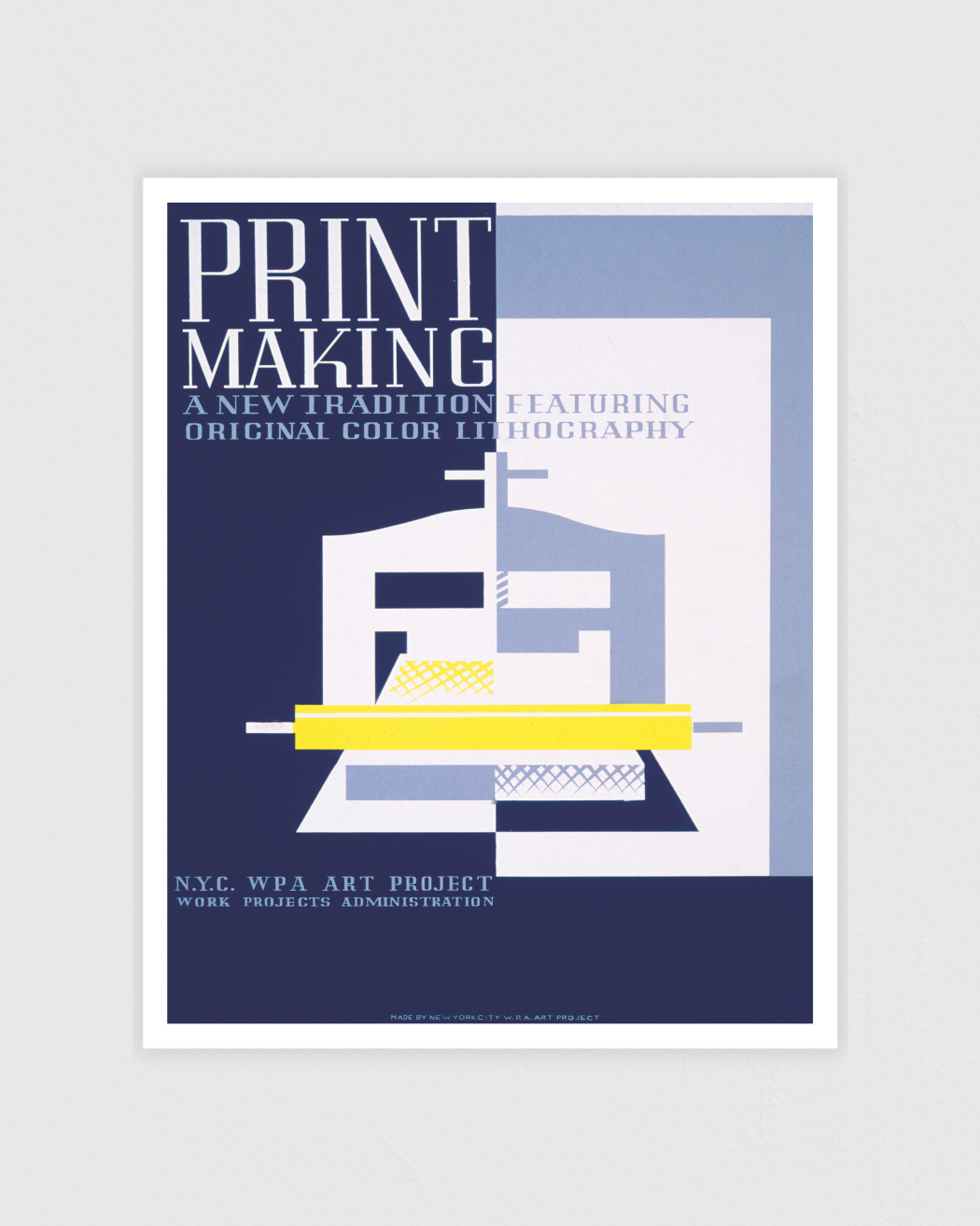 Print making a new tradition