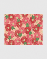 Blad met patroon van chrysanten