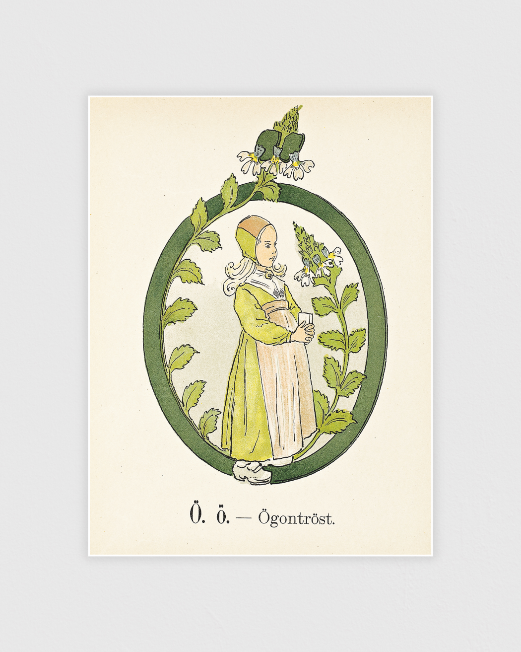 Prinsarnes blomsteralfabet - Ö