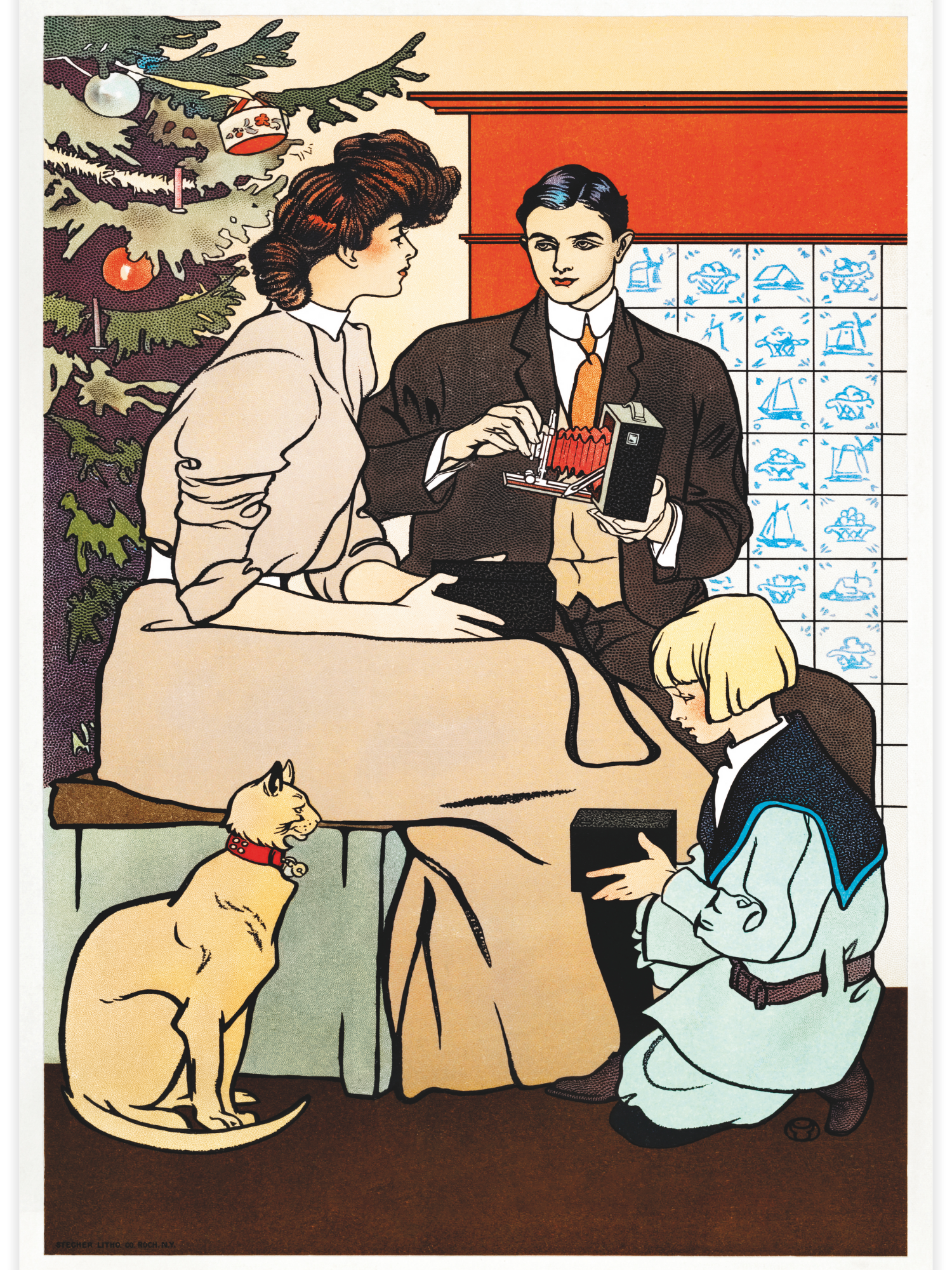 Vintage Christmas Poster