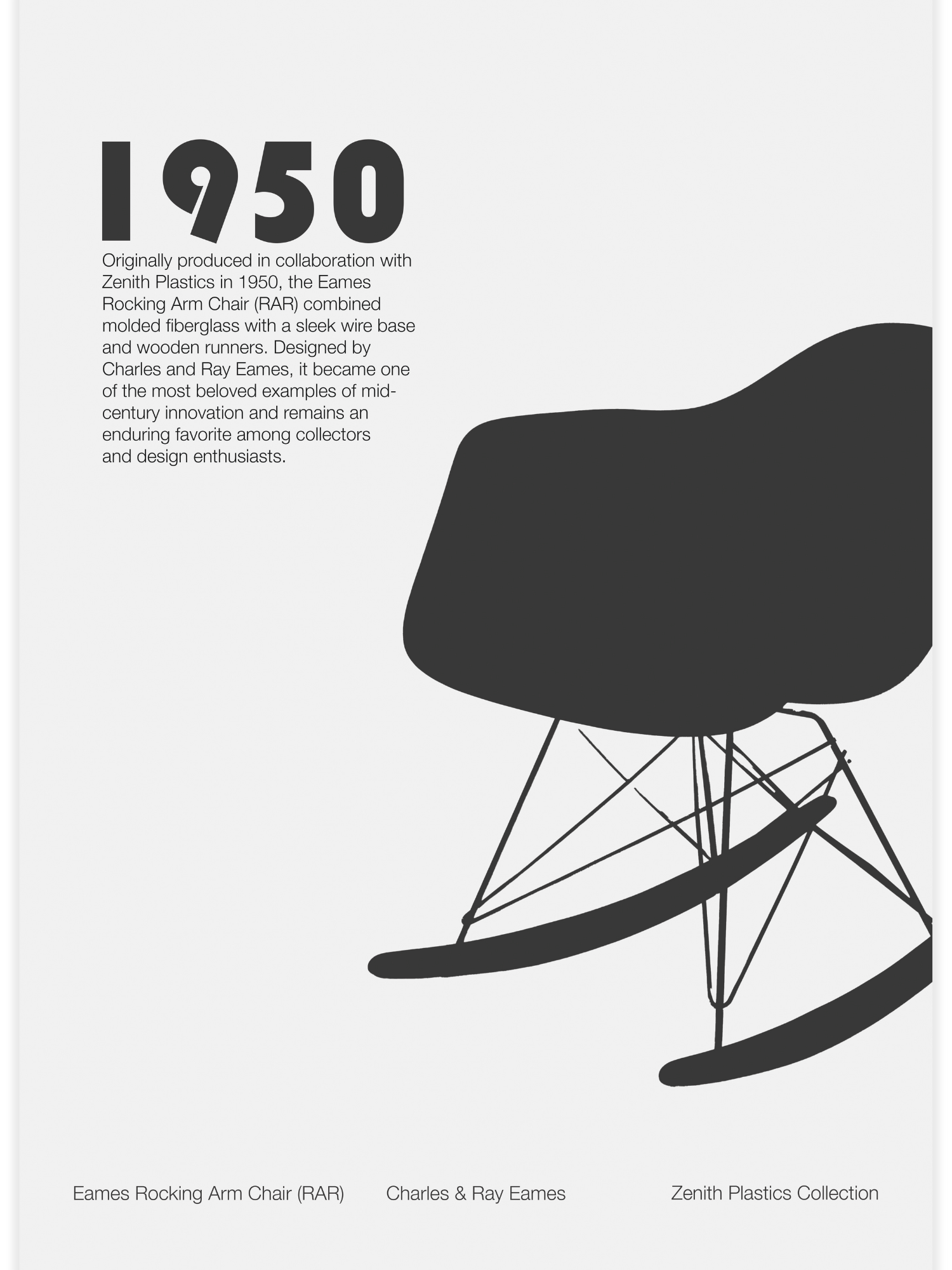 Eames Rocking Arm Chair