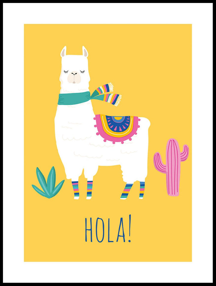 Lama Hola Poster