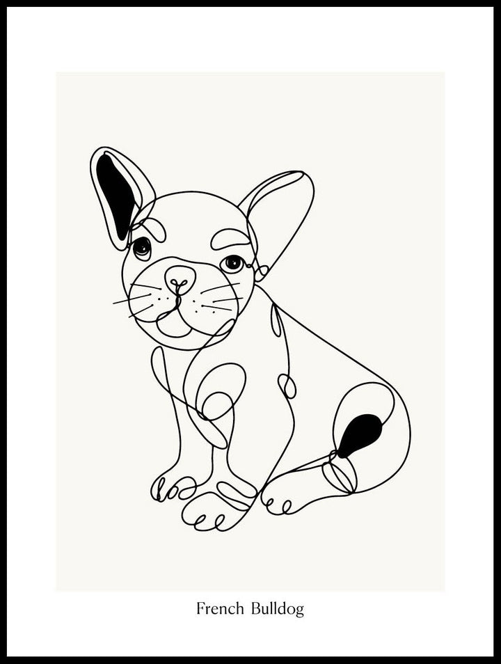 French Bulldog Poster