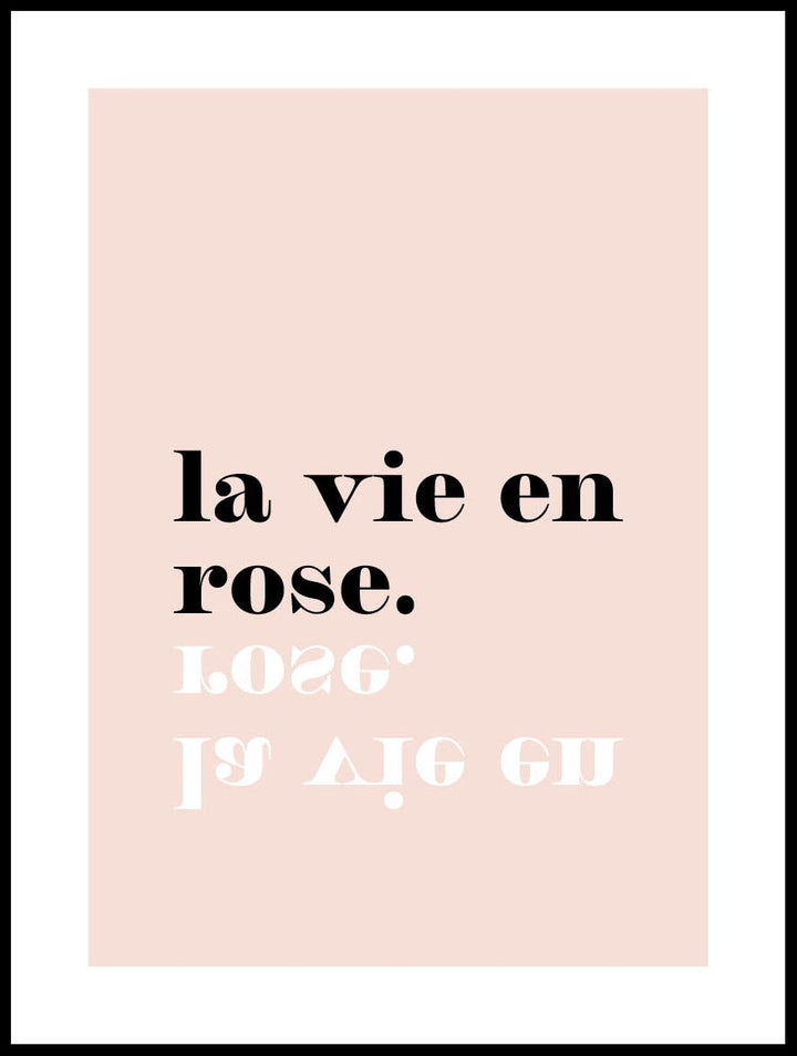 La Vie En Rose. Poster