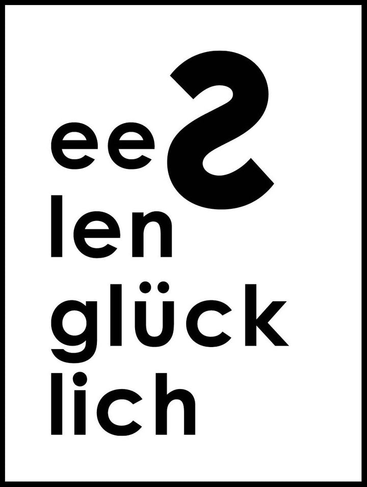 Seelenglücklich Poster