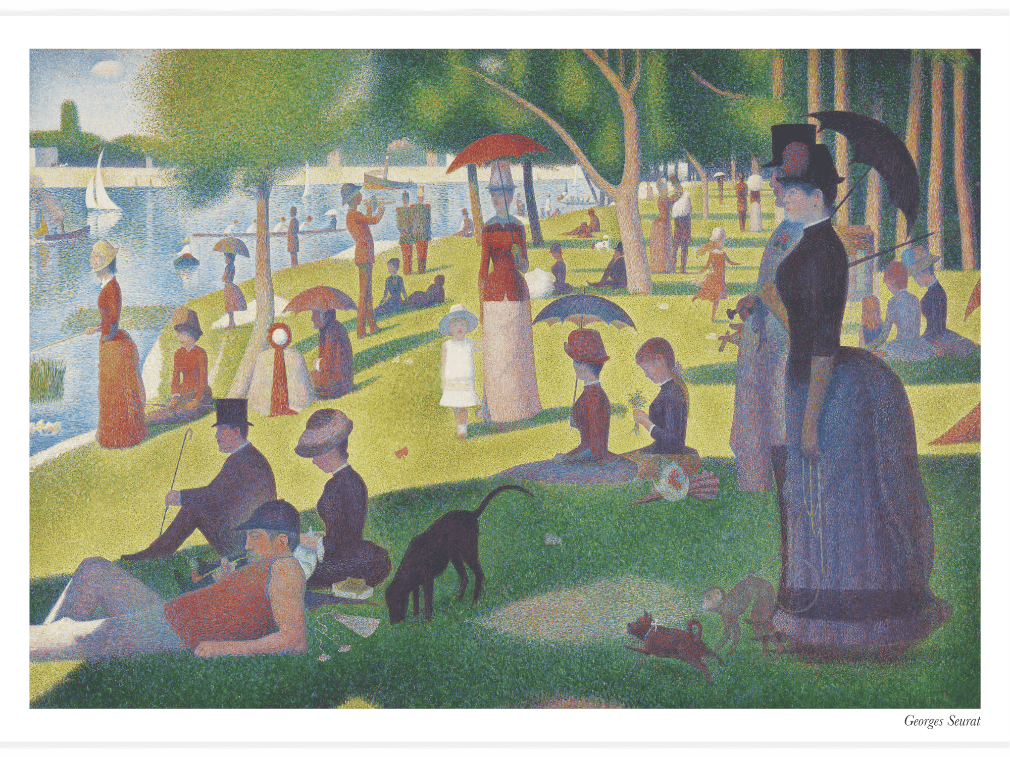 A Sunday on La Grande Jatte 1884