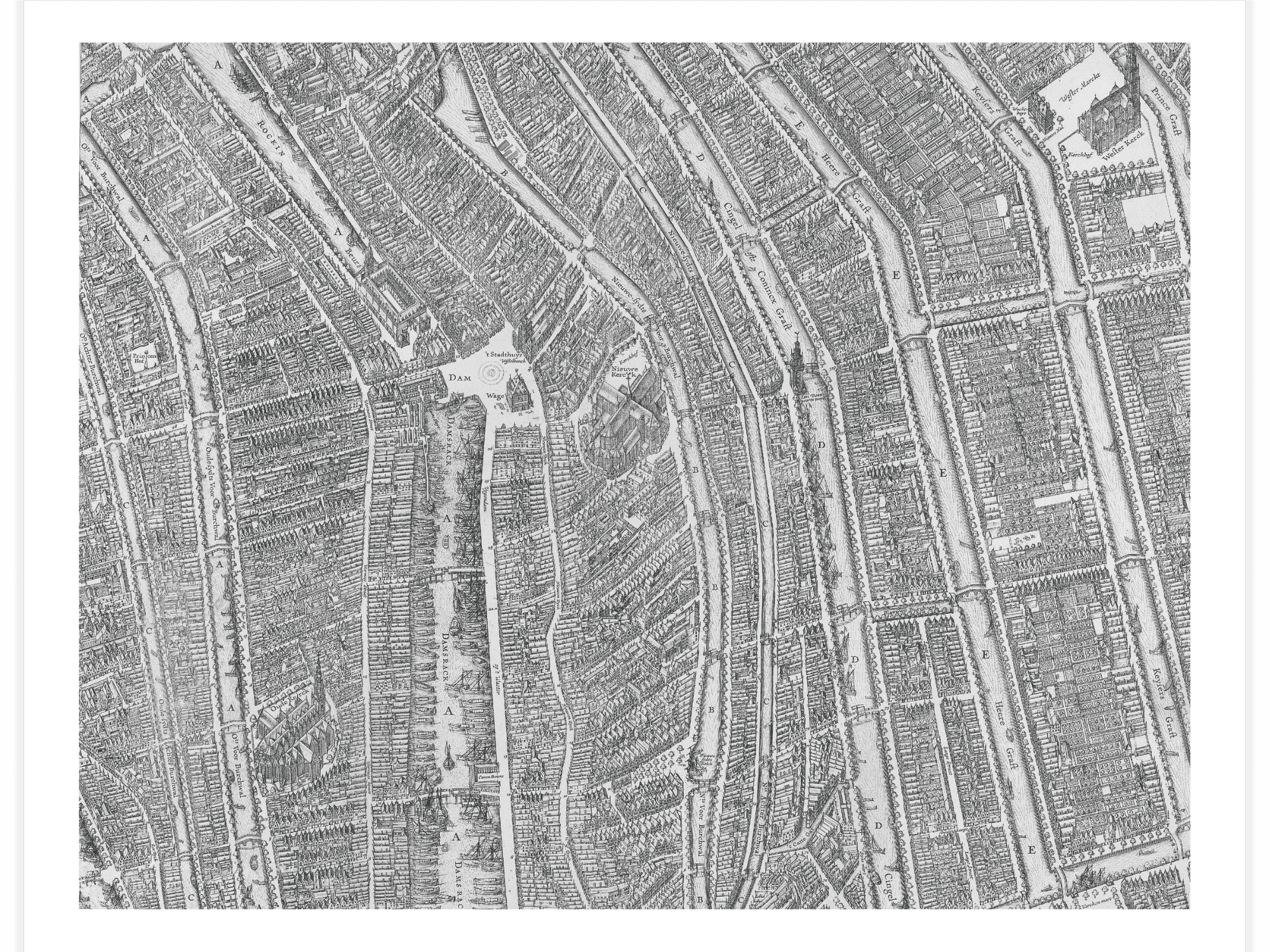 Plattegrond van Amsterdam