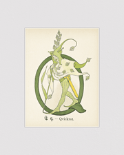 Prinsarnes blomsteralfabet - Q