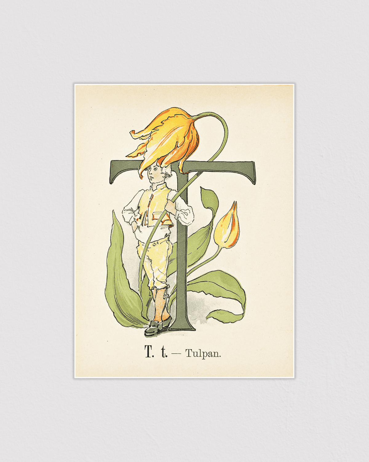Prinsarnes blomsteralfabet - T
