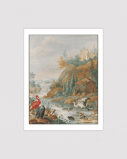 Birds near a Mountain Stream