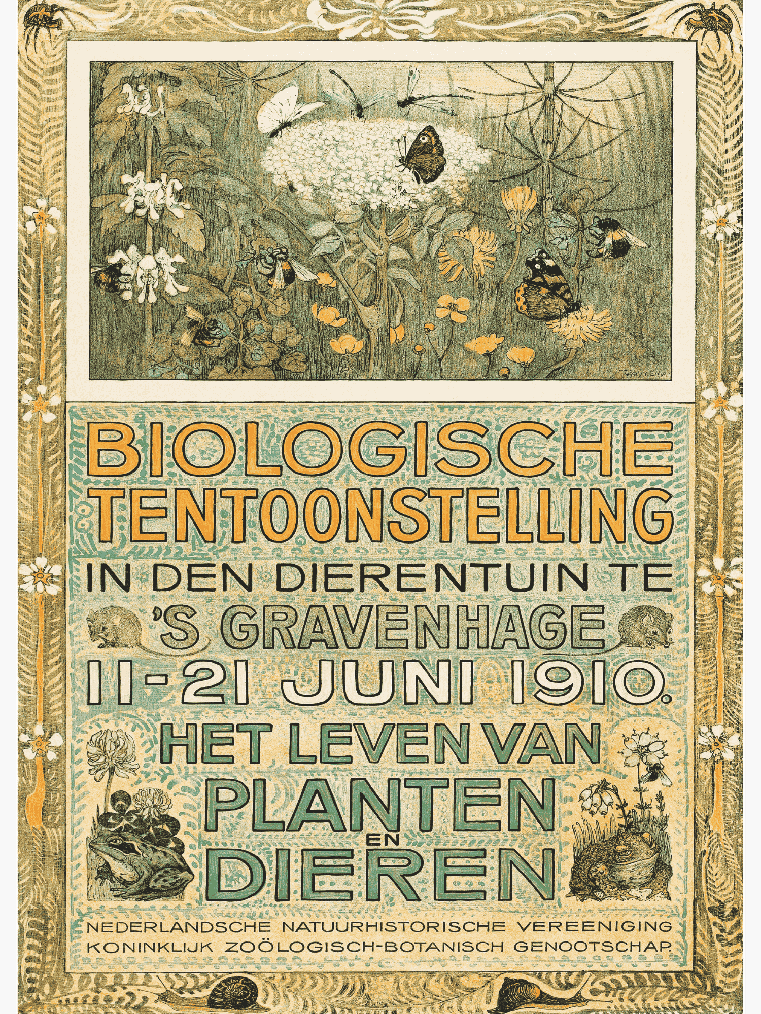 Poster of the Biologische Tentoonstelling Biological Exhibition