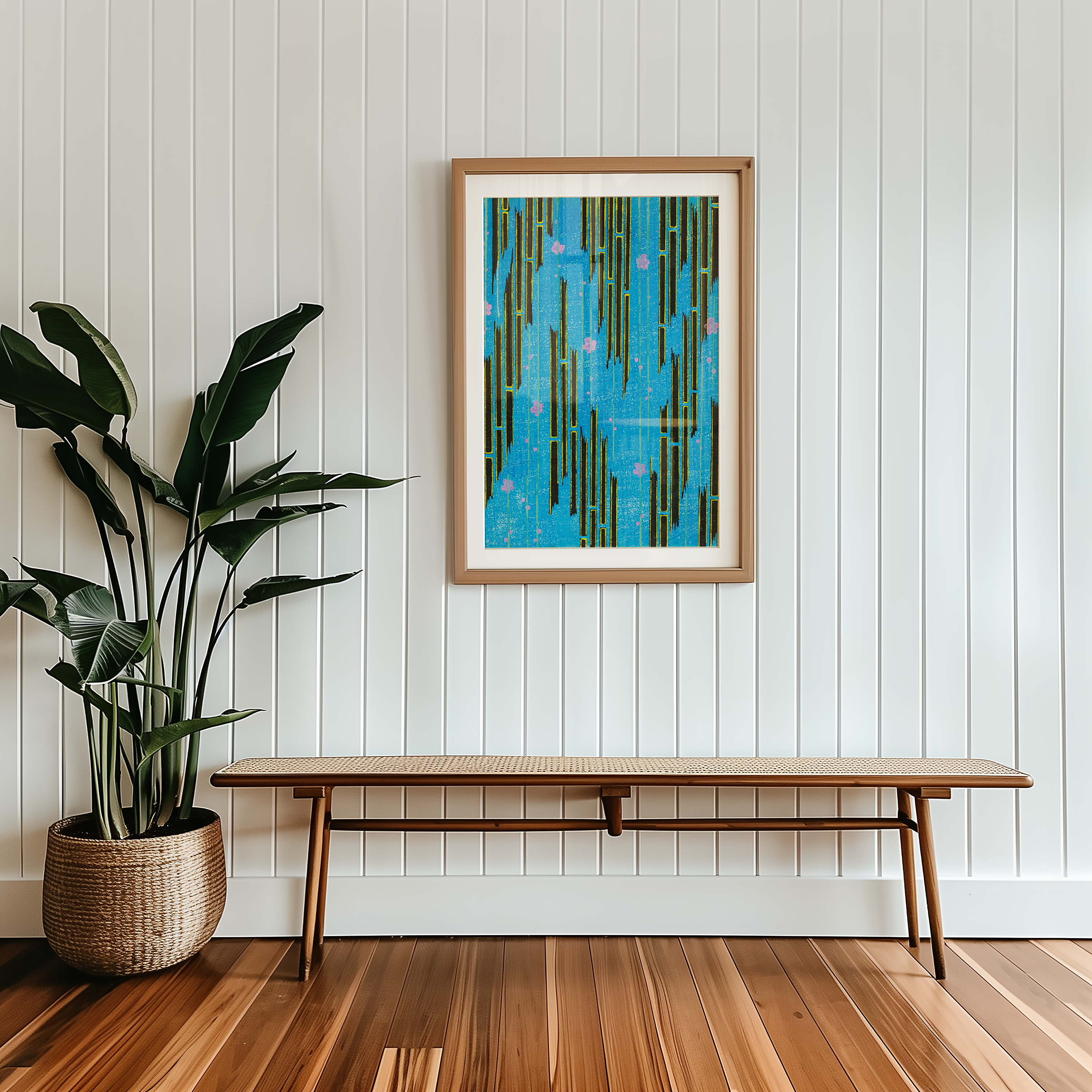 Vintage woodblock 11