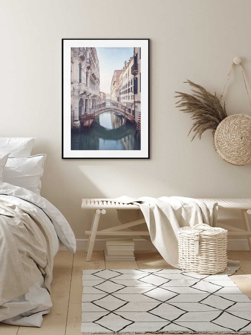 Ikonisk Kanal i Venedig Poster