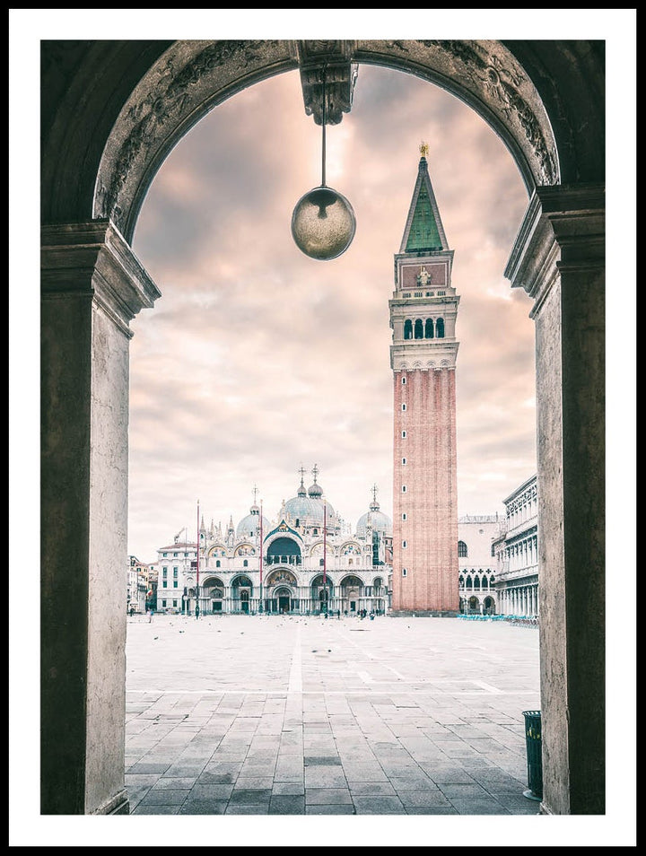 Markusplatsen i Venedig Poster