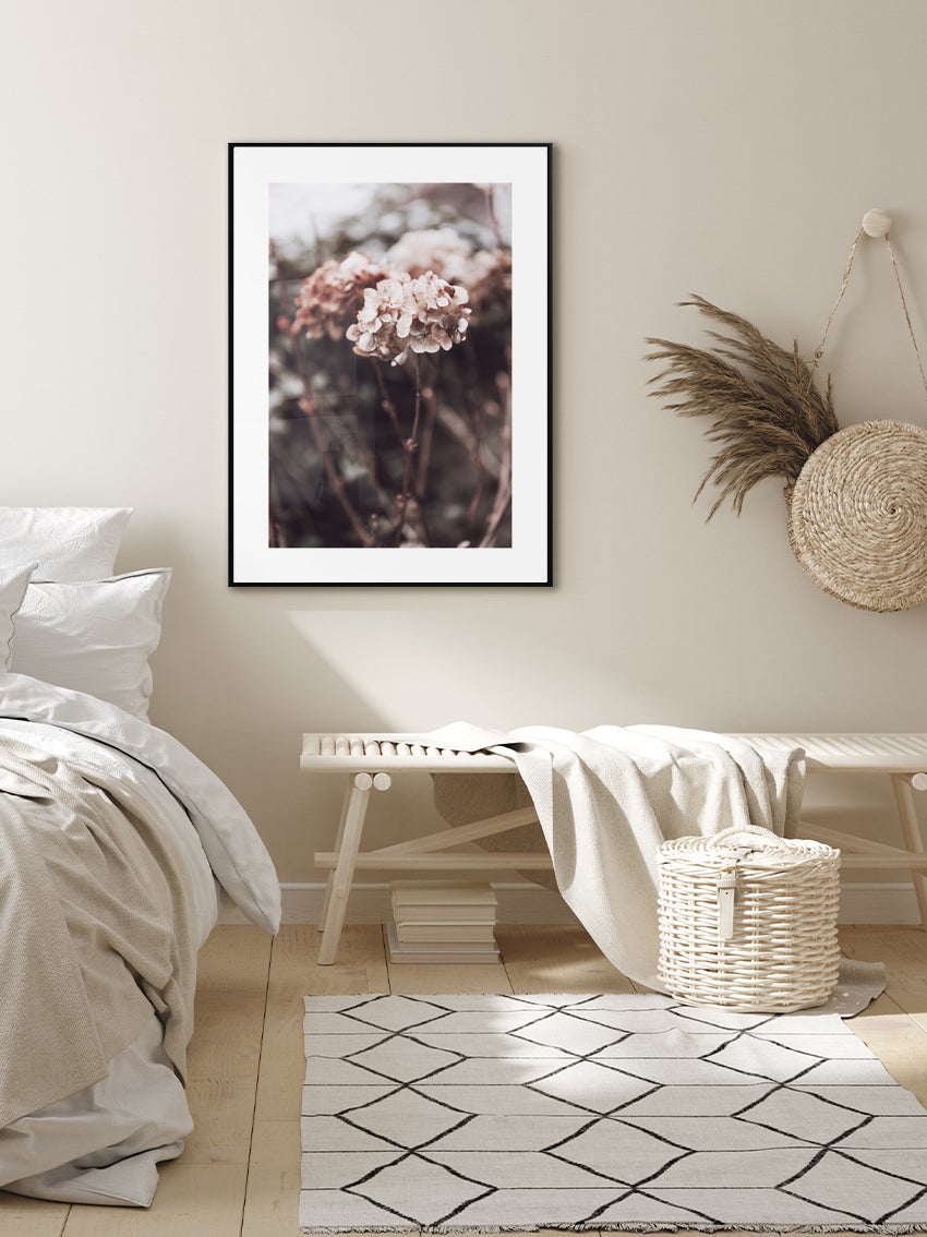 Torkad Hortensia Poster